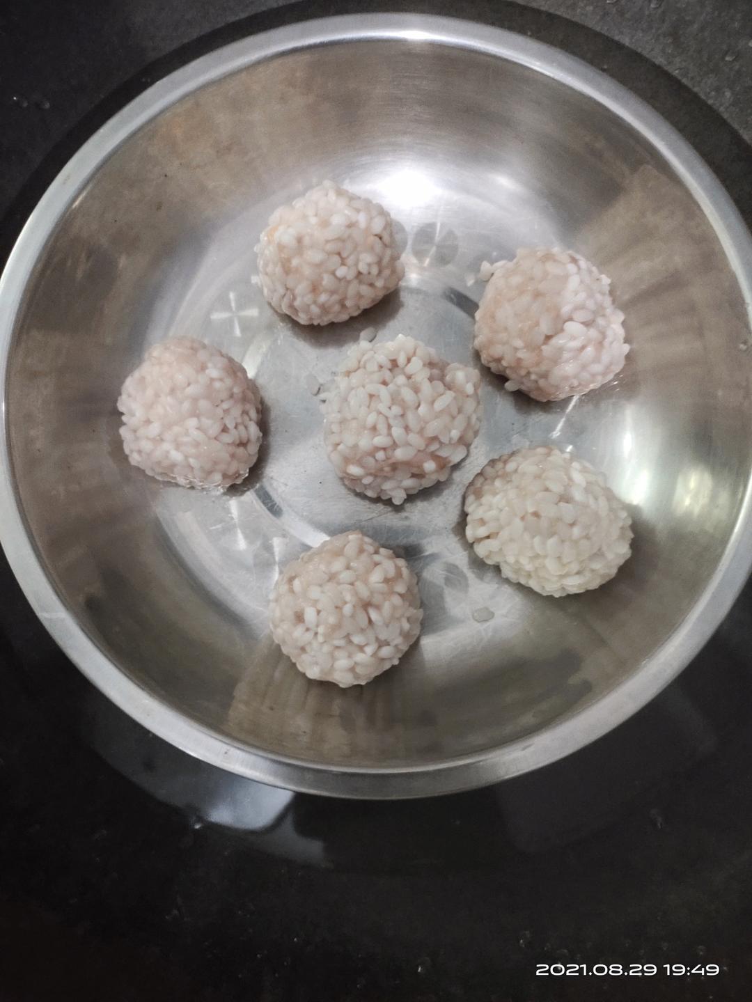 老人 小孩都爱吃的珍珠丸子