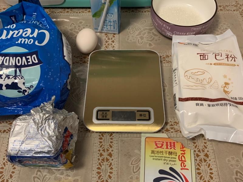 纯奶手撕吐司的做法 步骤1