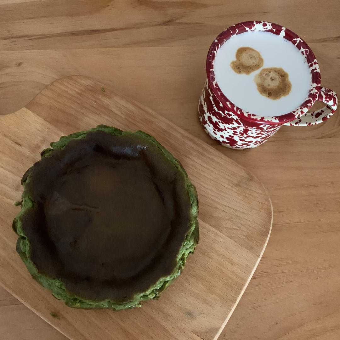 流心抹茶巴斯克芝士蛋糕