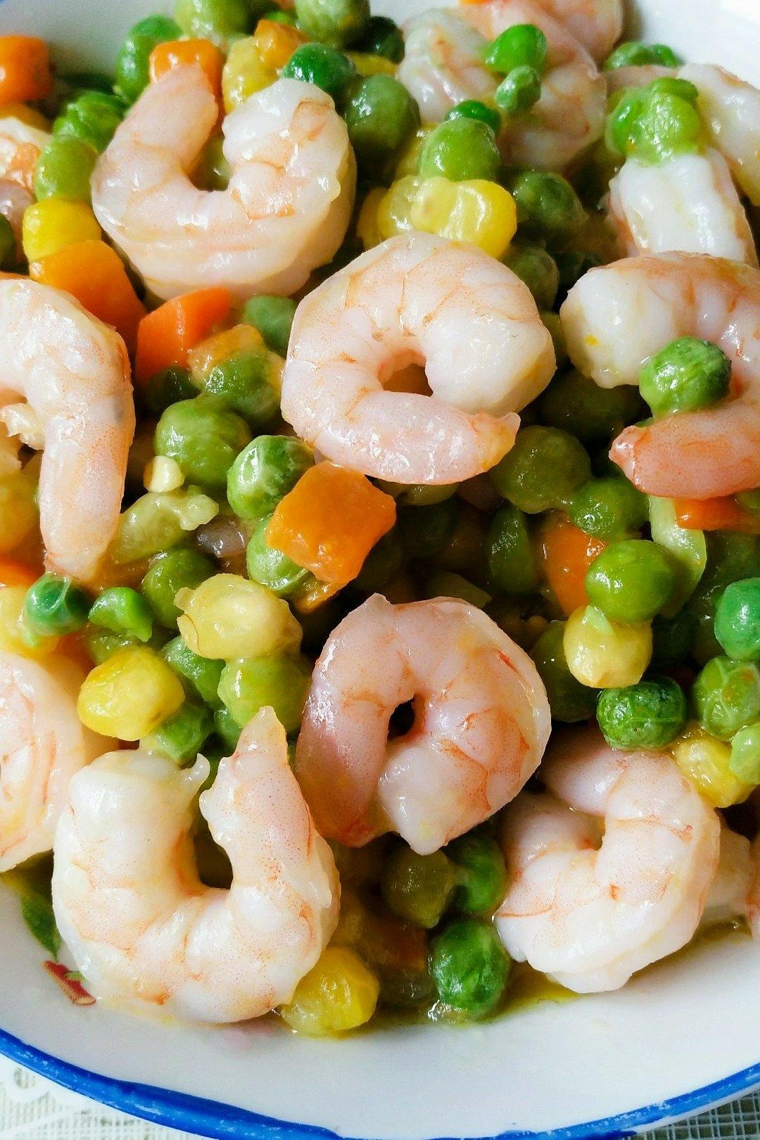 叫姐做的豌豆炒虾仁