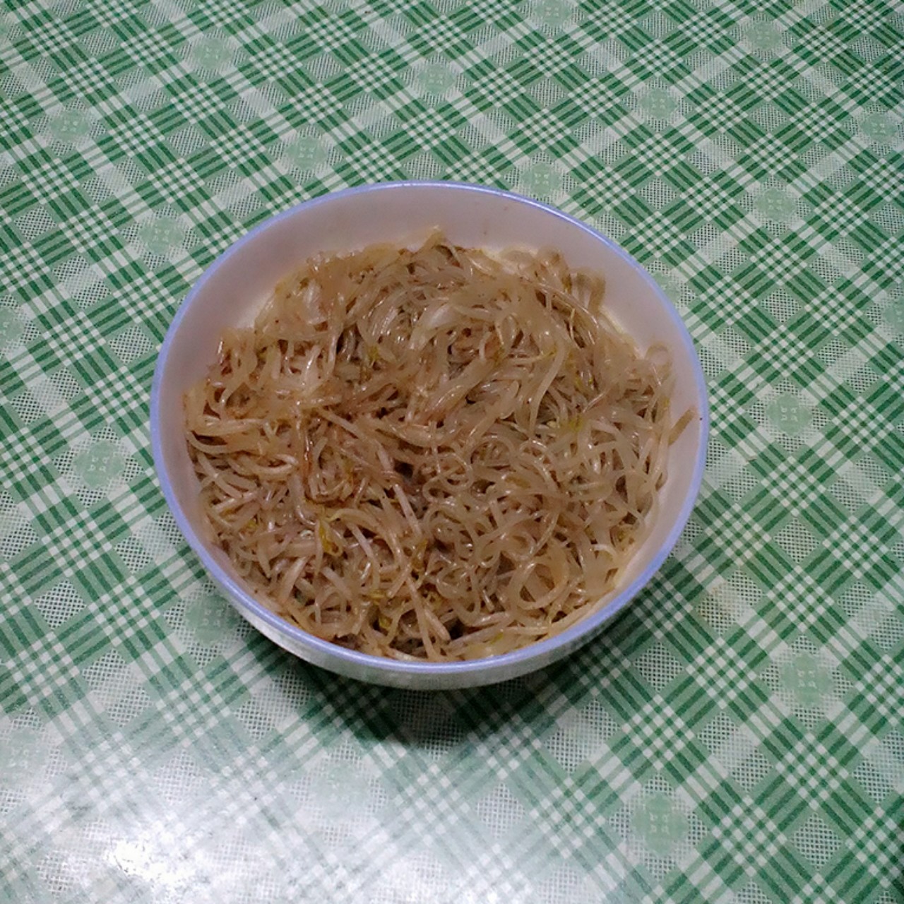 豆芽炒粉丝