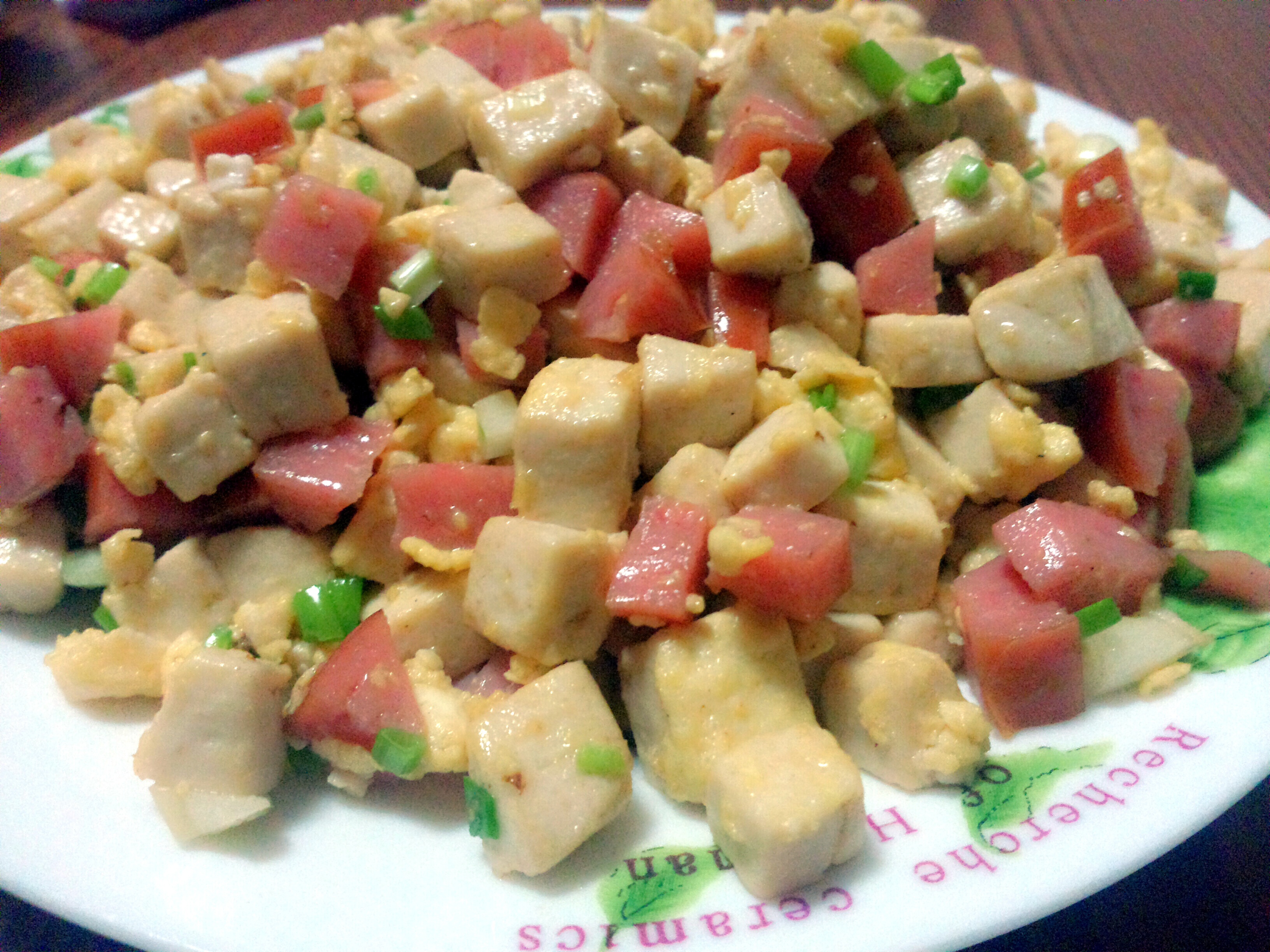 蛋包豆腐丁