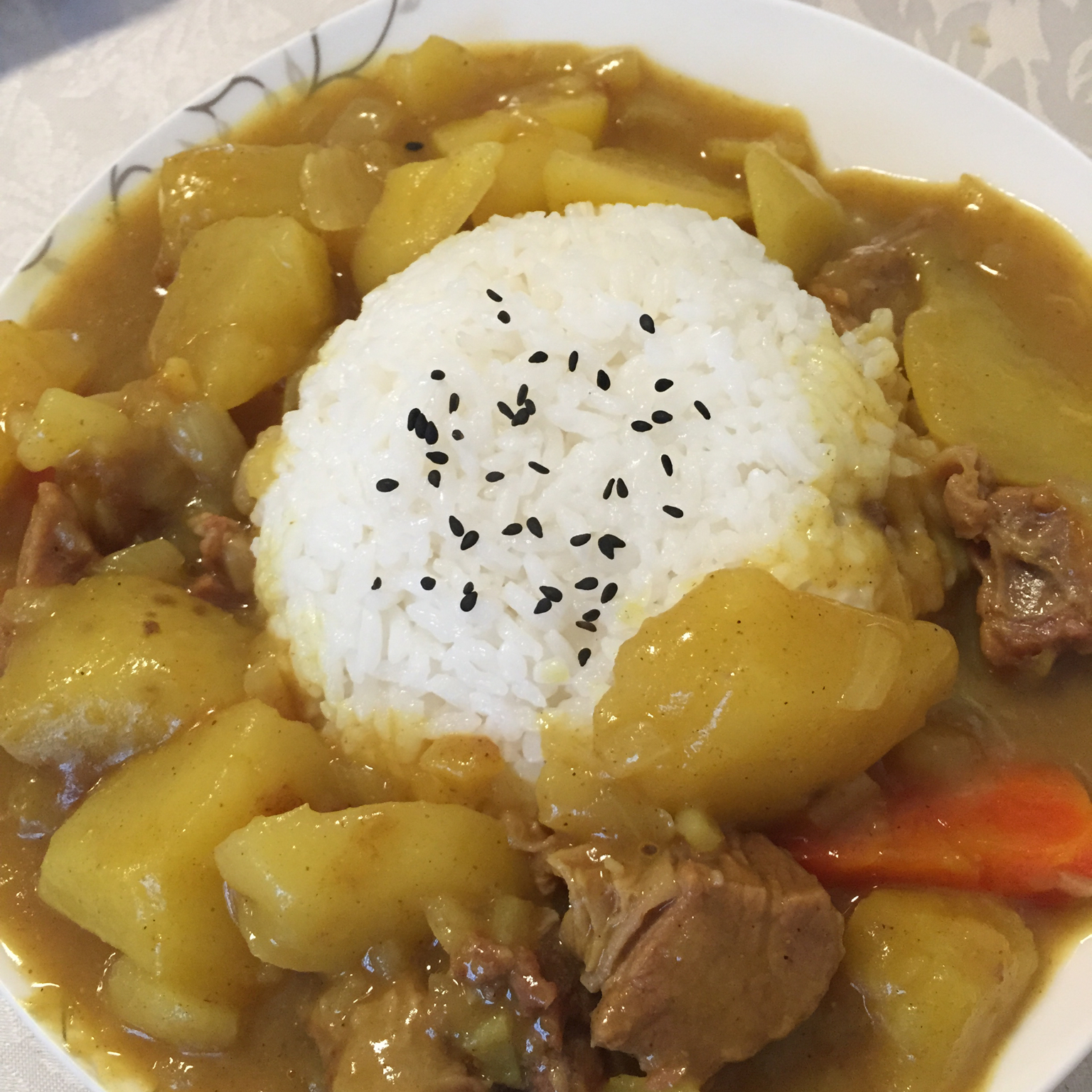 咖喱牛肉饭