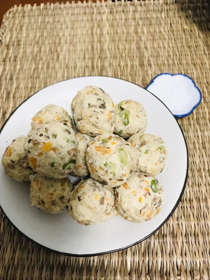 樱空释6做的碧波蔬菜鸡肉丸