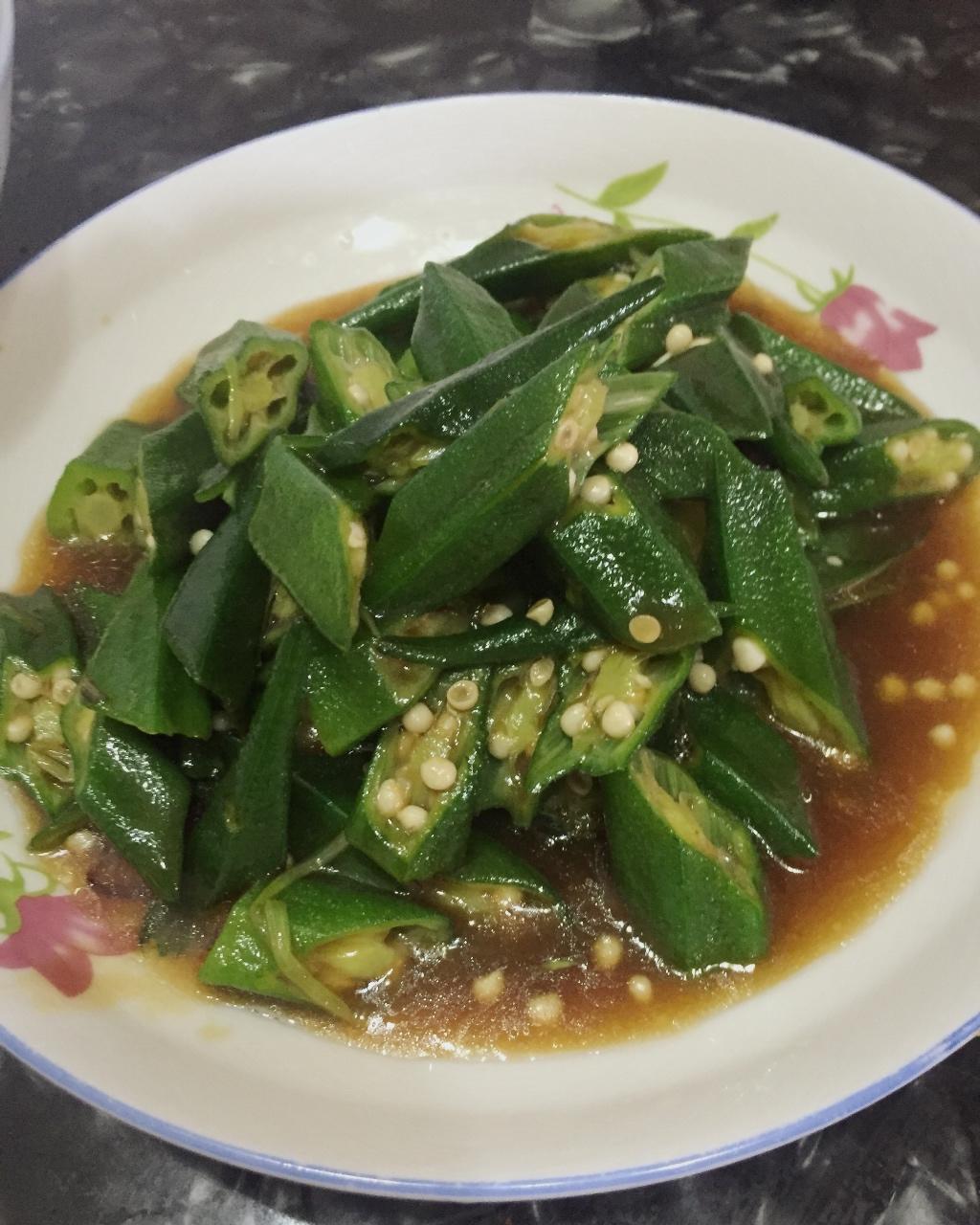 蚝油秋葵