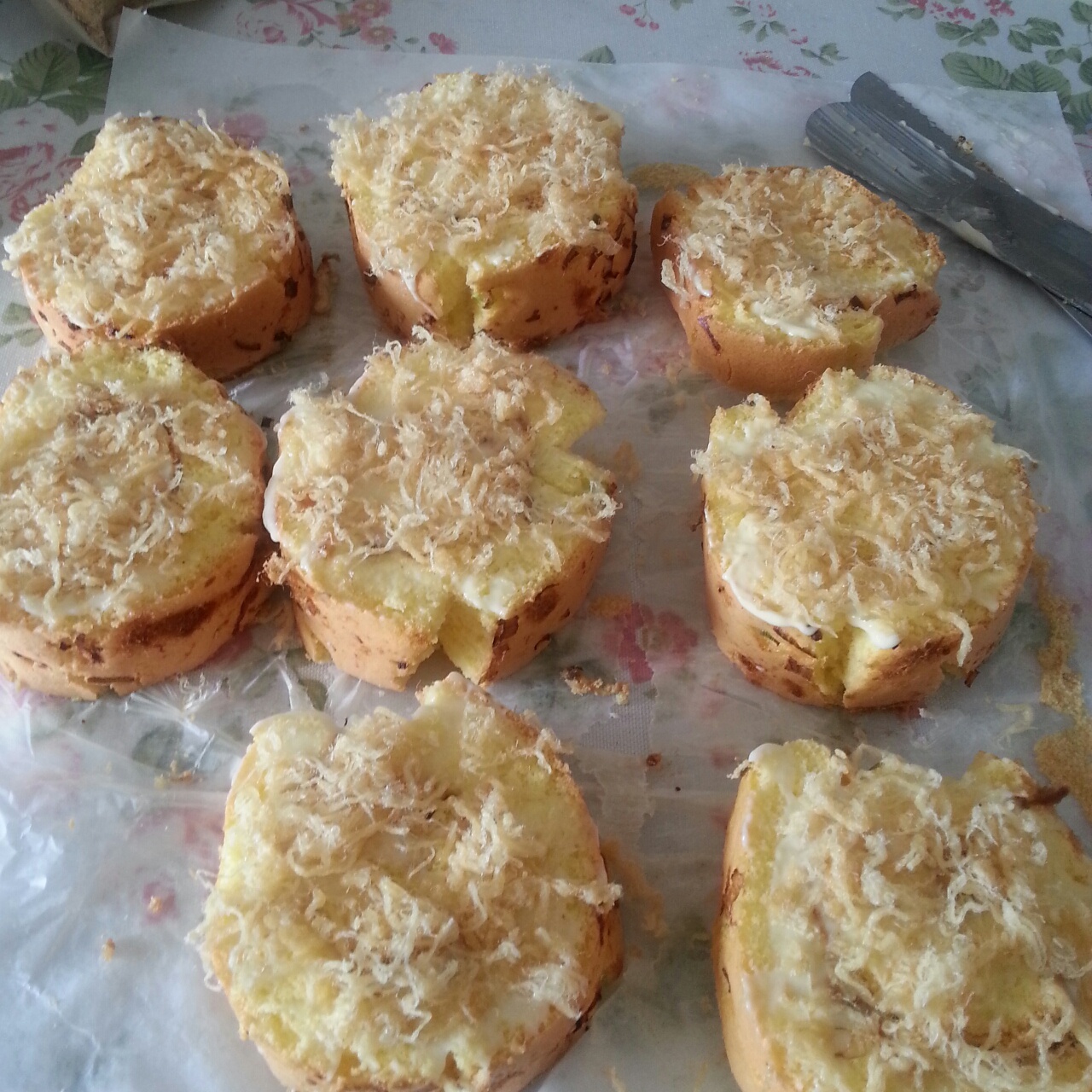 超赞的肉松火腿蛋糕卷