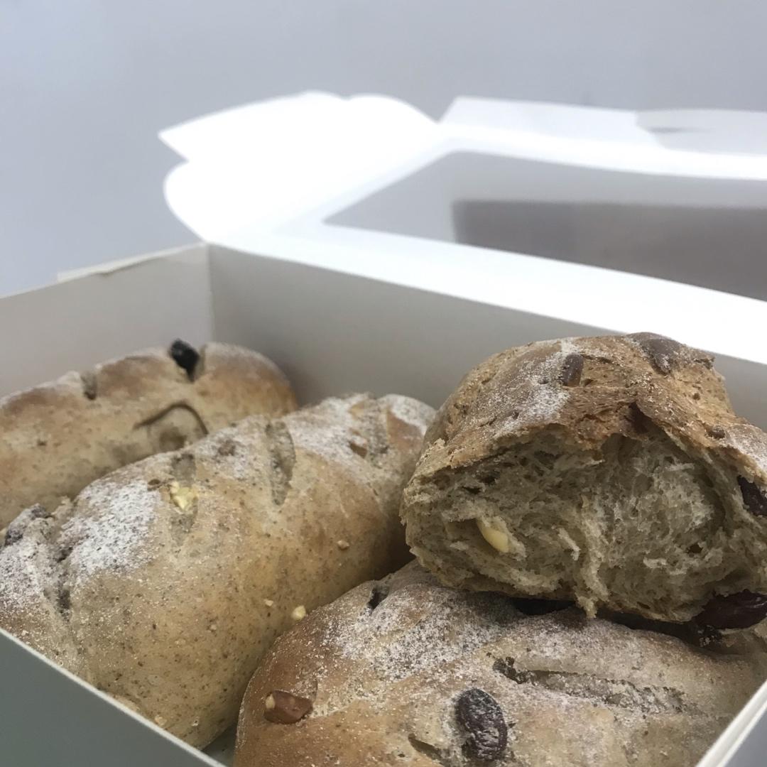 全麦红糖杂果软欧包