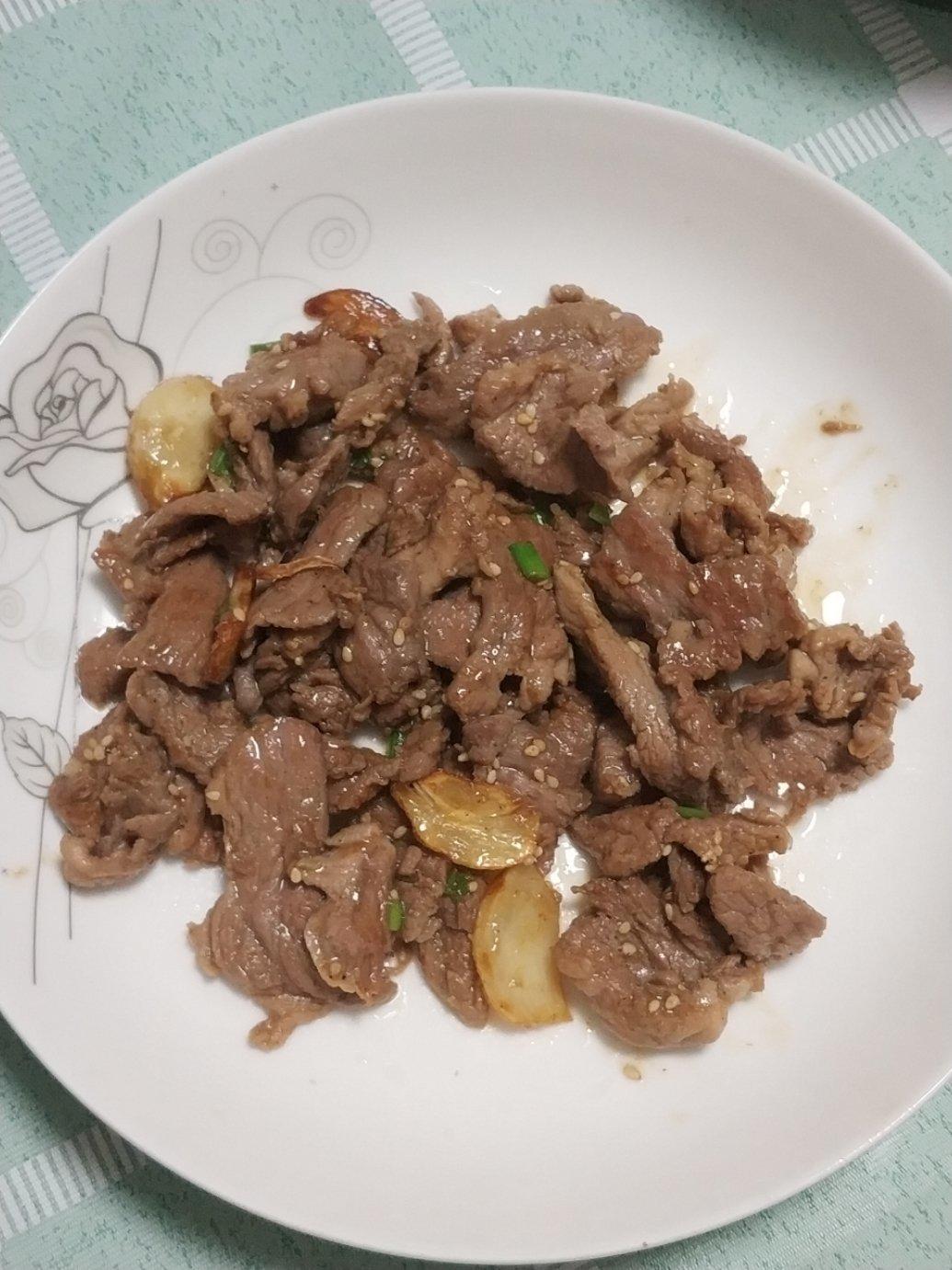 香蒜孜然肉片
