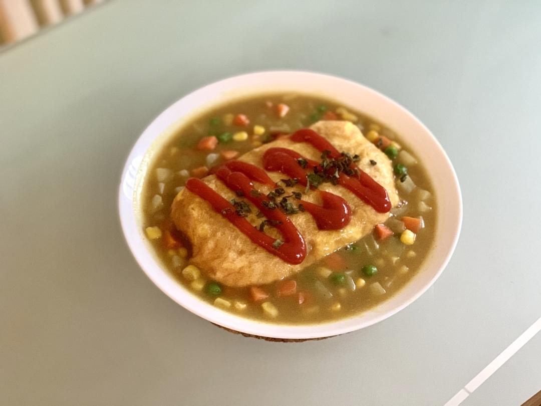 这是头牌了丨好吃的飞起来～🍛咖喱蛋包饭