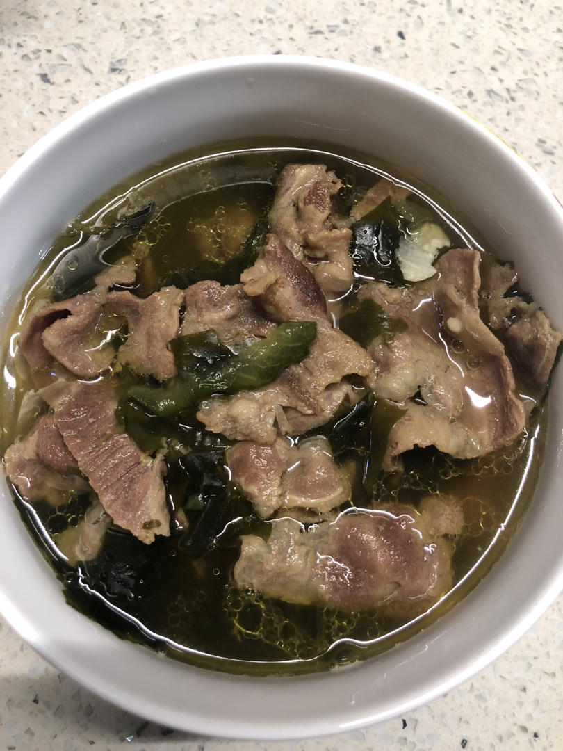 简单好喝的韩式海带汤