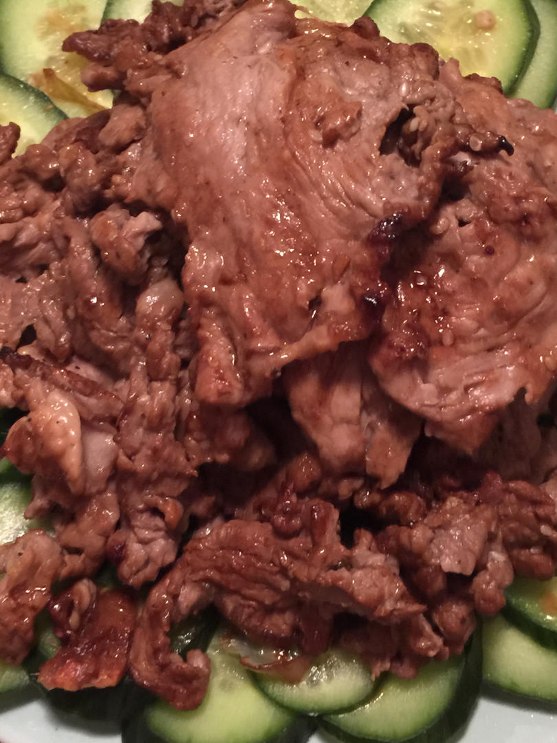 「正宗韩式烤肉」调味牛肉的腌制秘诀