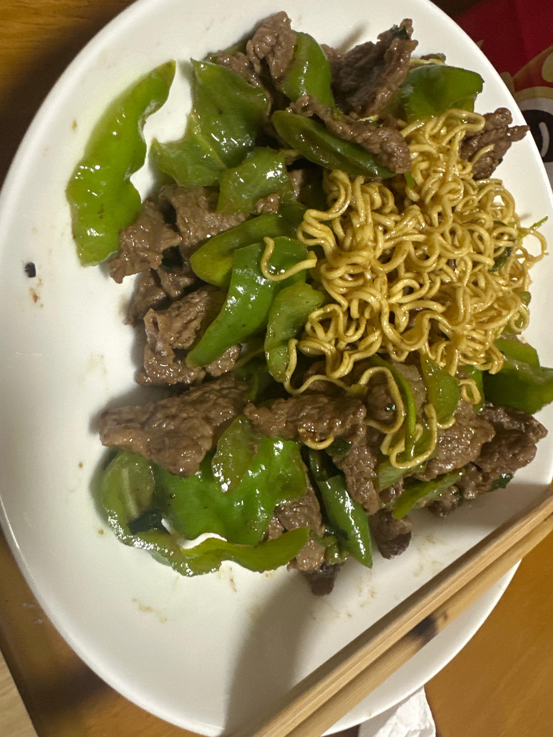 尖椒炒牛肉
