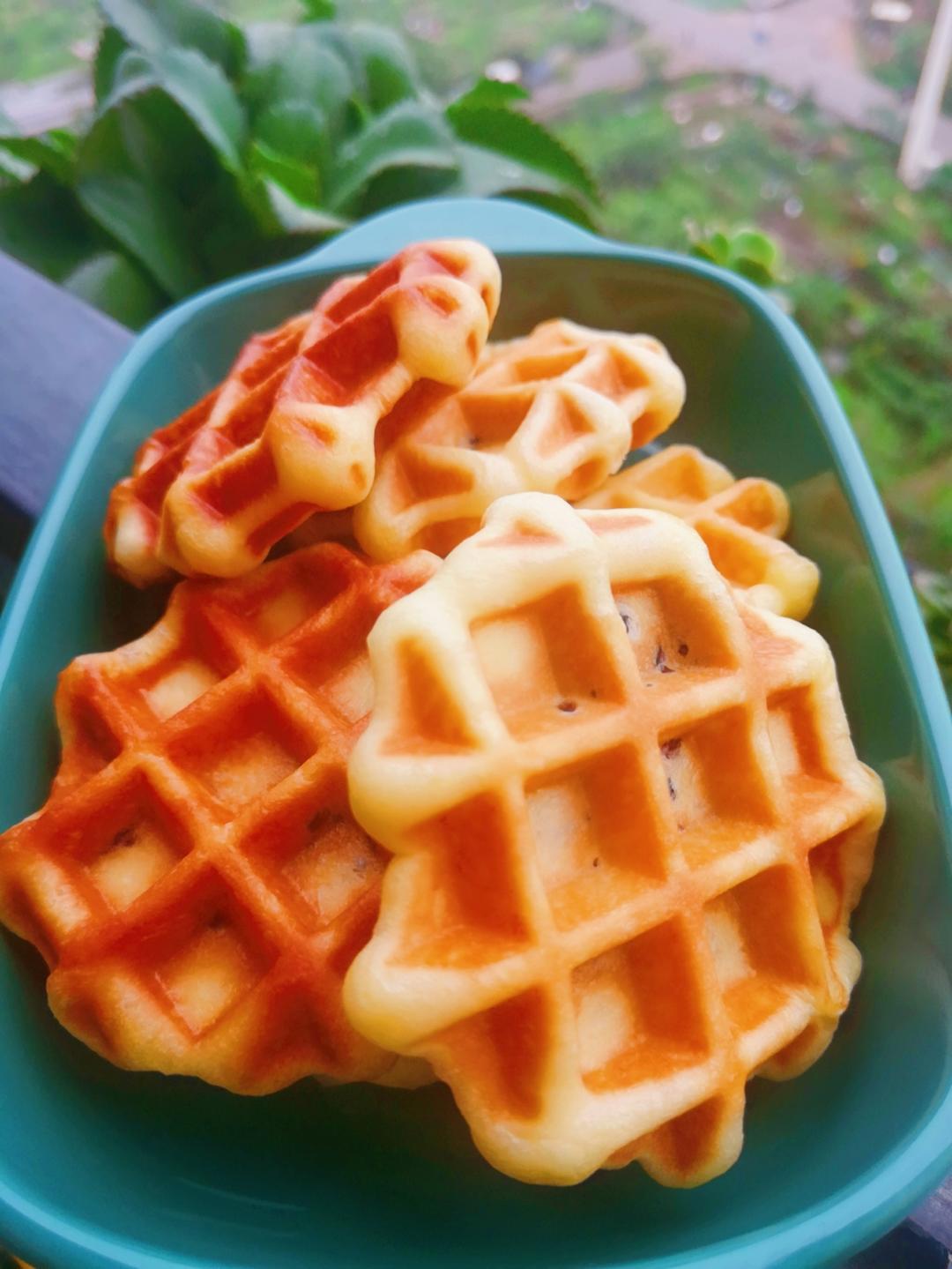 紫米华夫饼