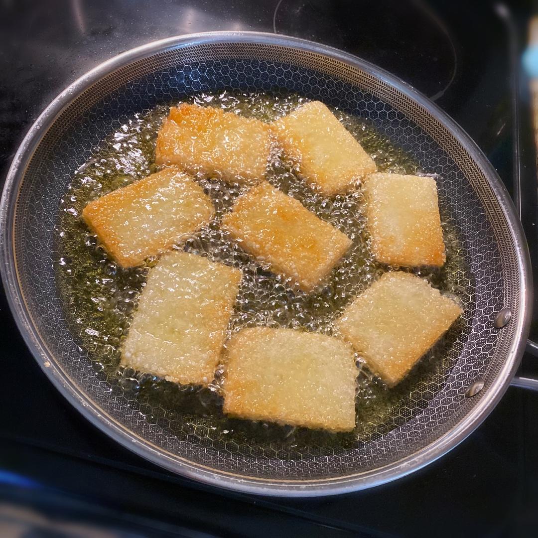 糯米糍粑---江南人叫它糍饭糕！