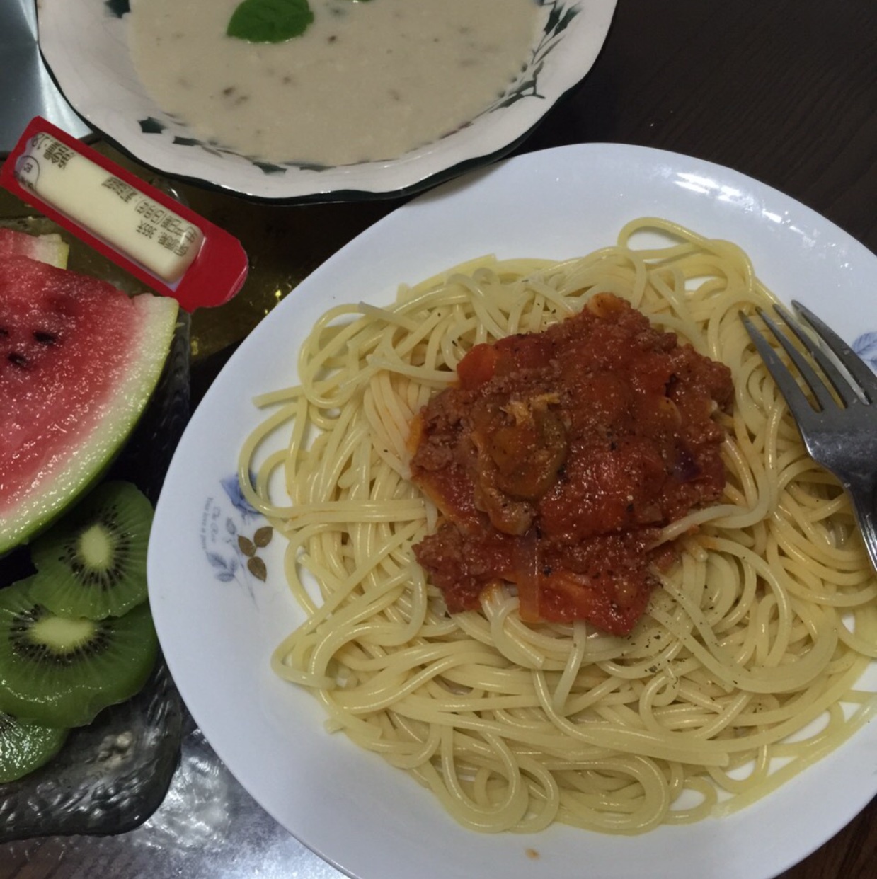 番茄肉酱意大利面