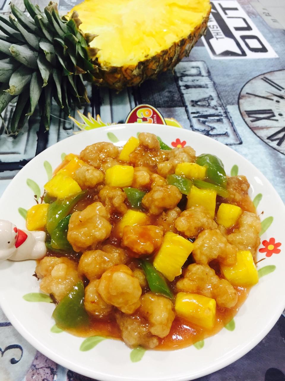 迷迭香：菠萝咕咾肉