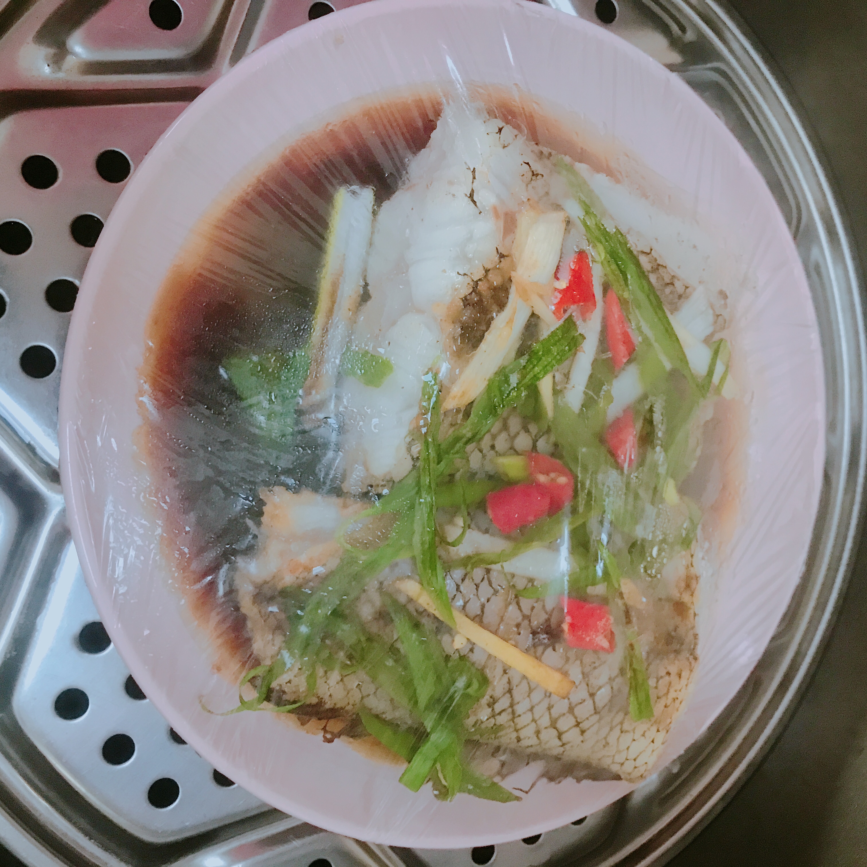 🔝瘦身餐——清蒸鳕鱼🐟的做法 步骤8