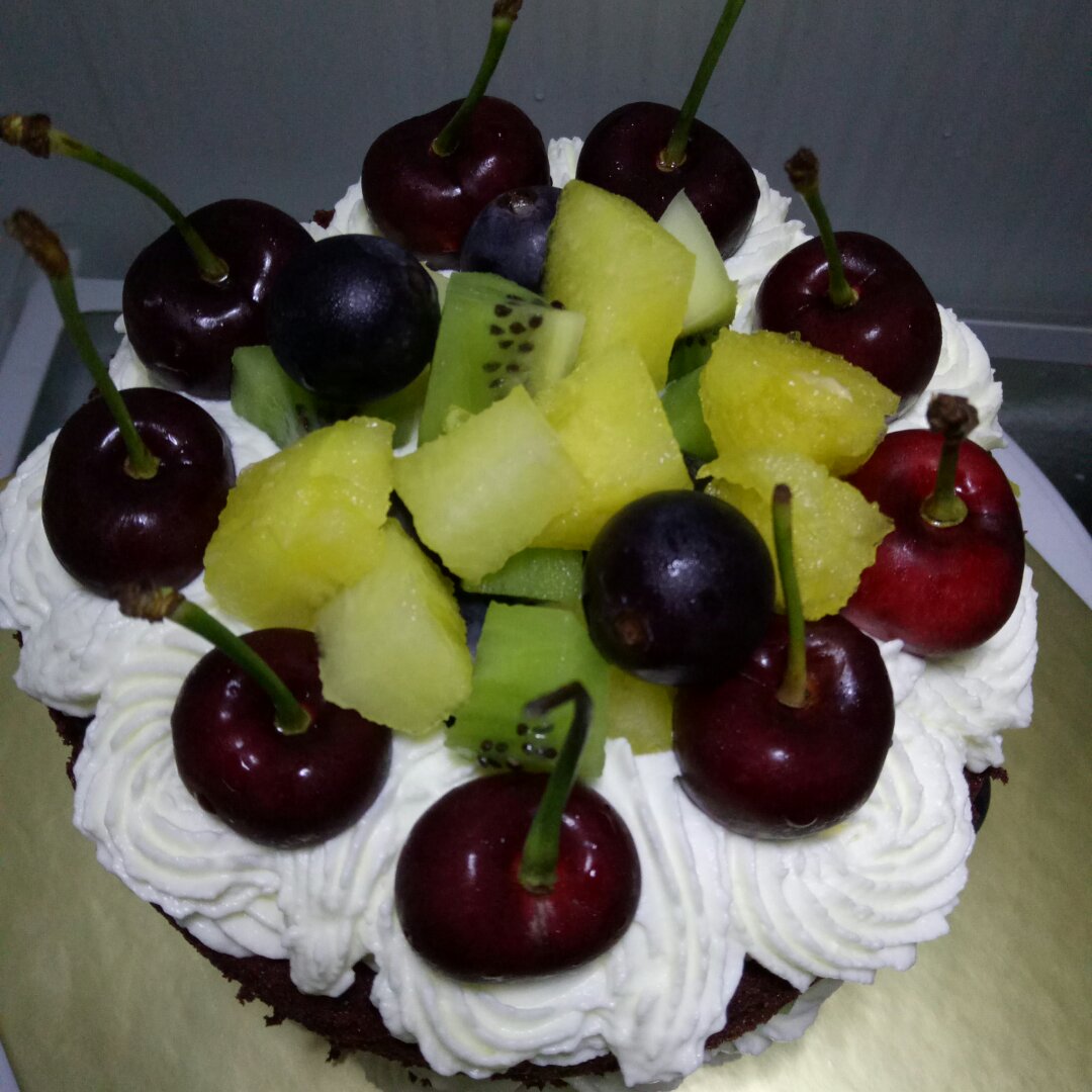 樱桃红丝绒裸蛋糕【山姆厨房】