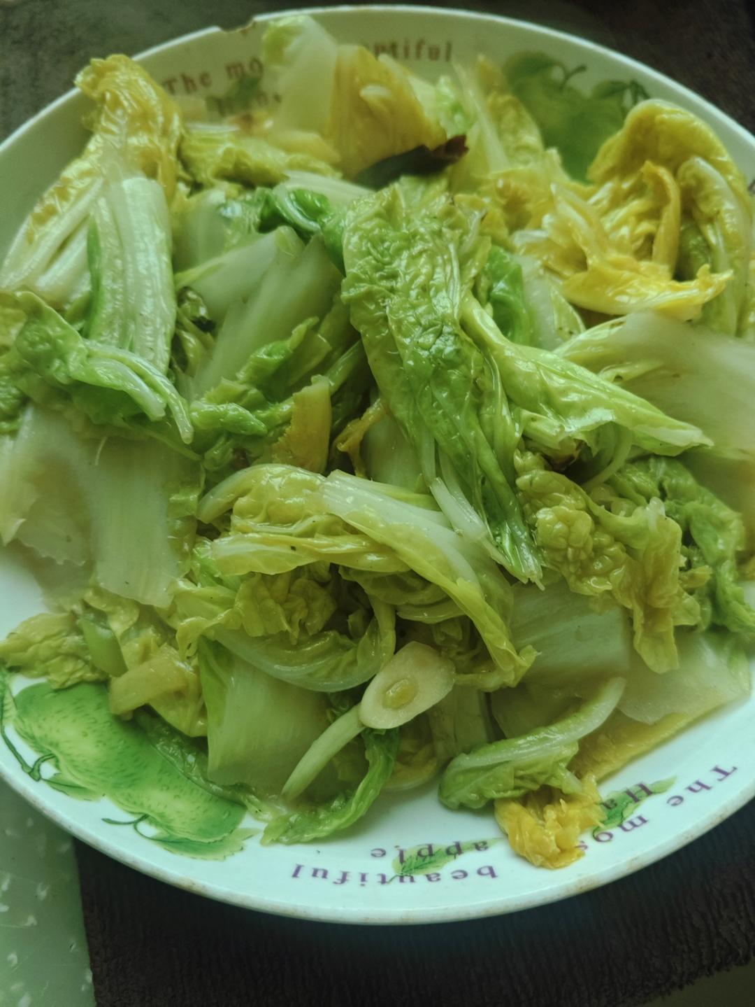 豆豉干锅大白菜