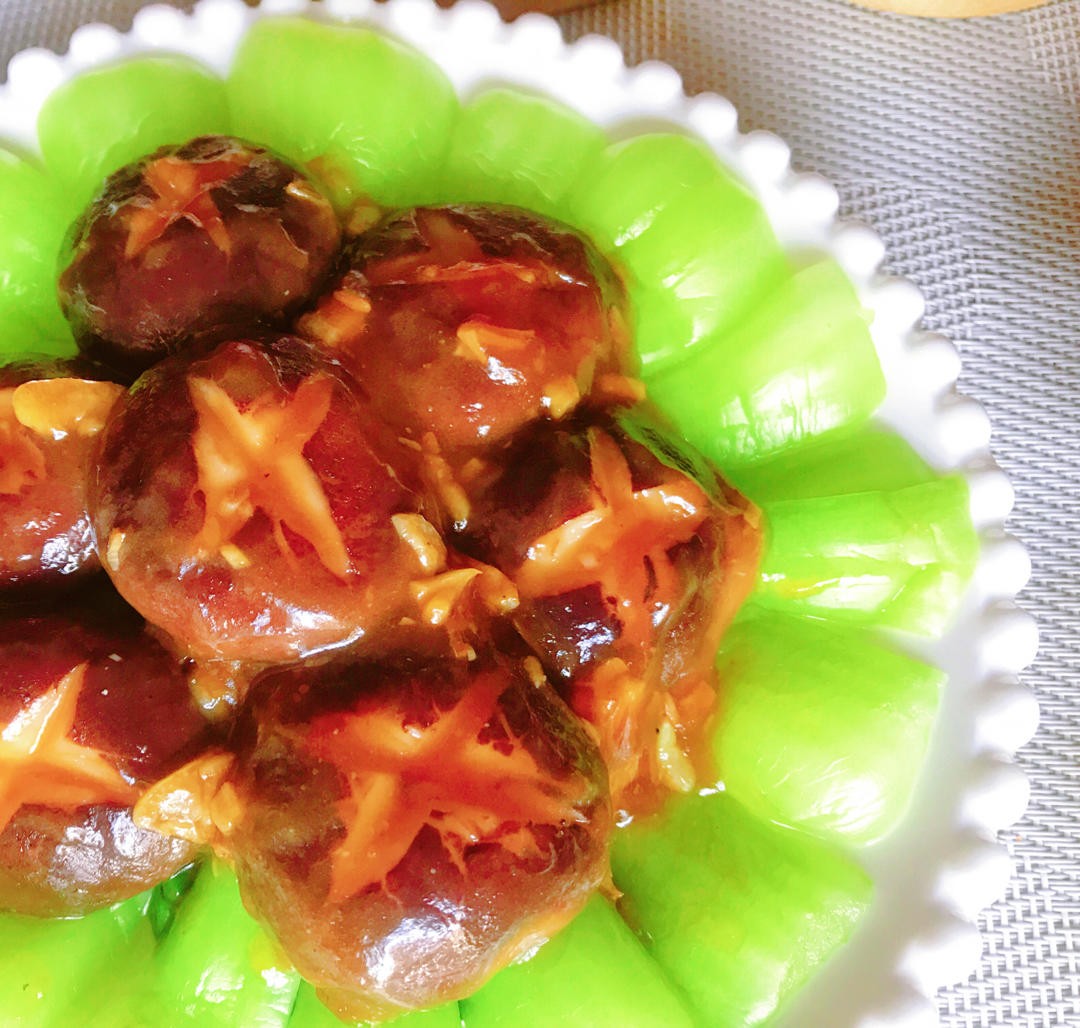 补钙冠军香菇油菜（附详细步骤）