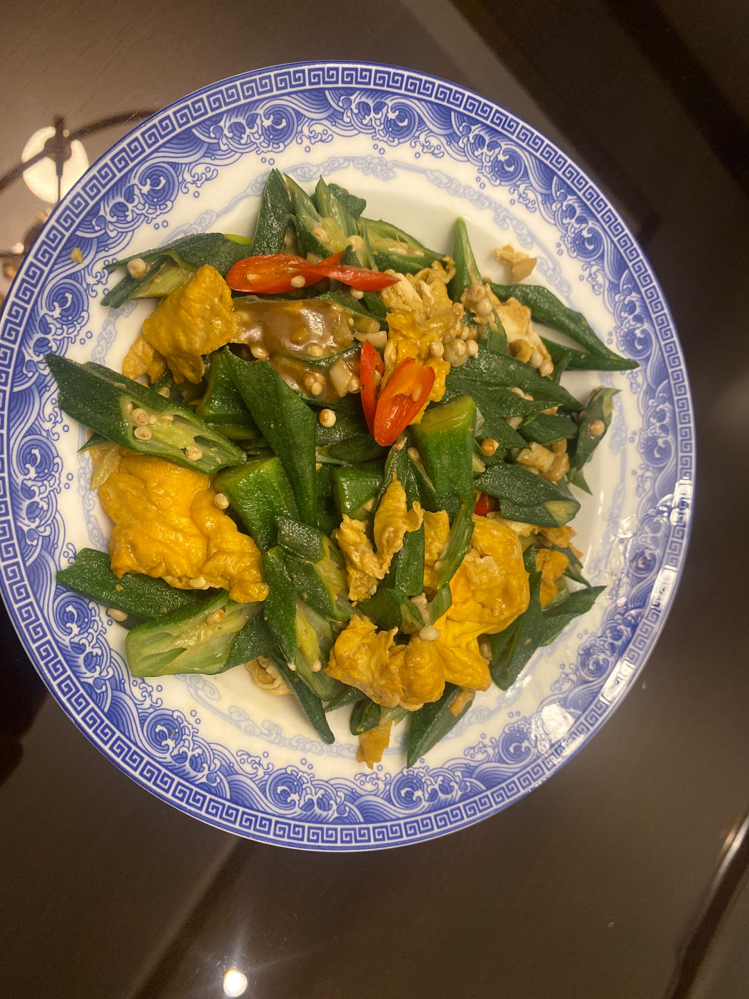 低脂低卡，好吃不胖的秋葵炒鸡蛋，巨好吃