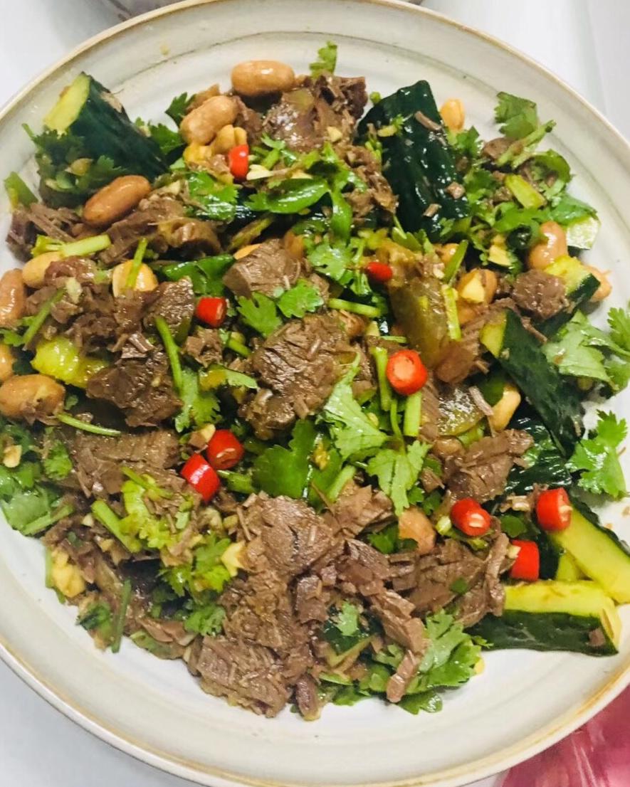 小虾米_霞做的凉拌牛肉