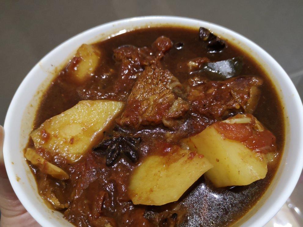 番茄土豆炖牛腩