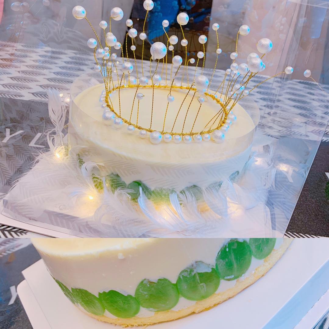 搬运【青提酸奶慕斯蛋糕】—cooking tree