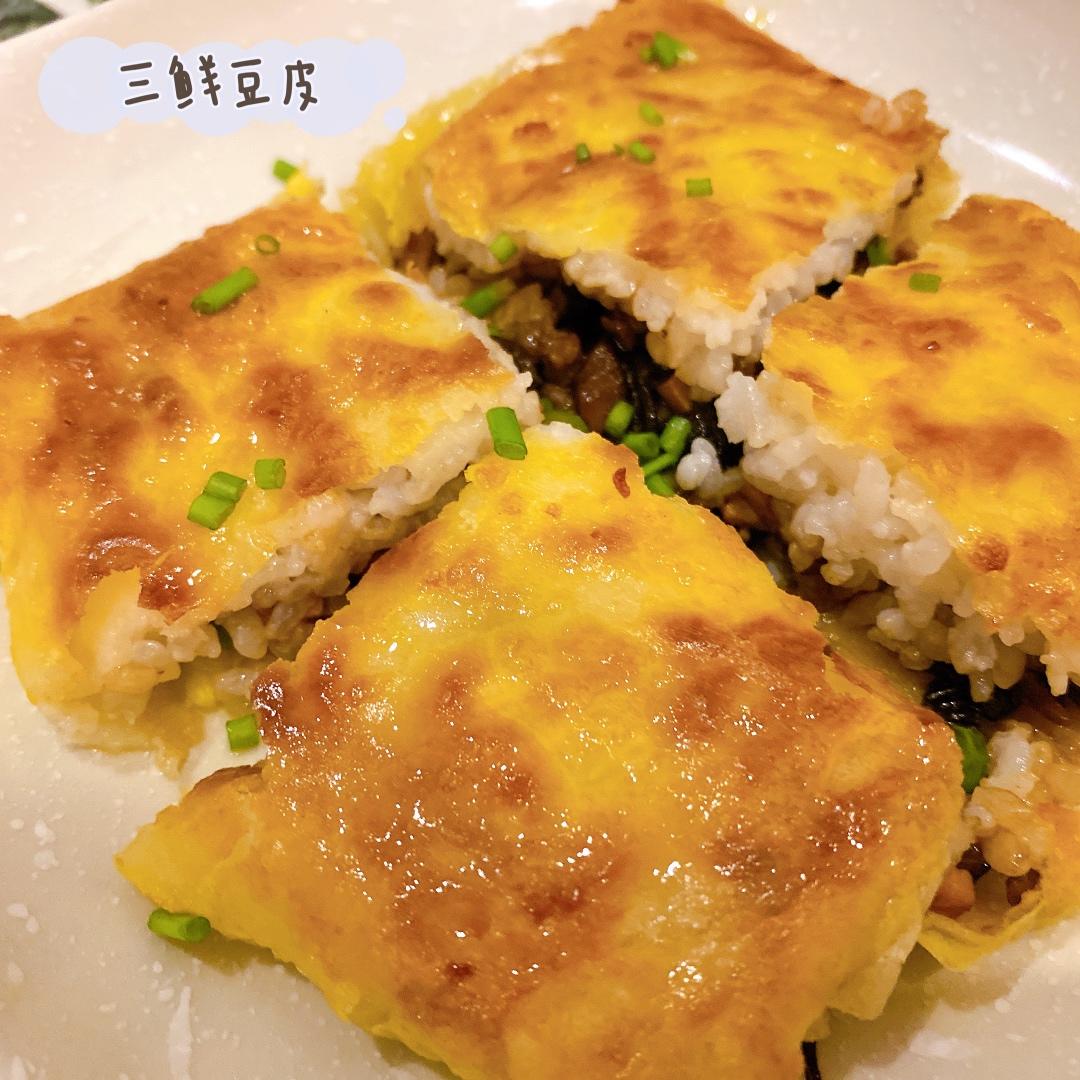 不用去武汉就能吃到的【武汉三鲜豆皮】