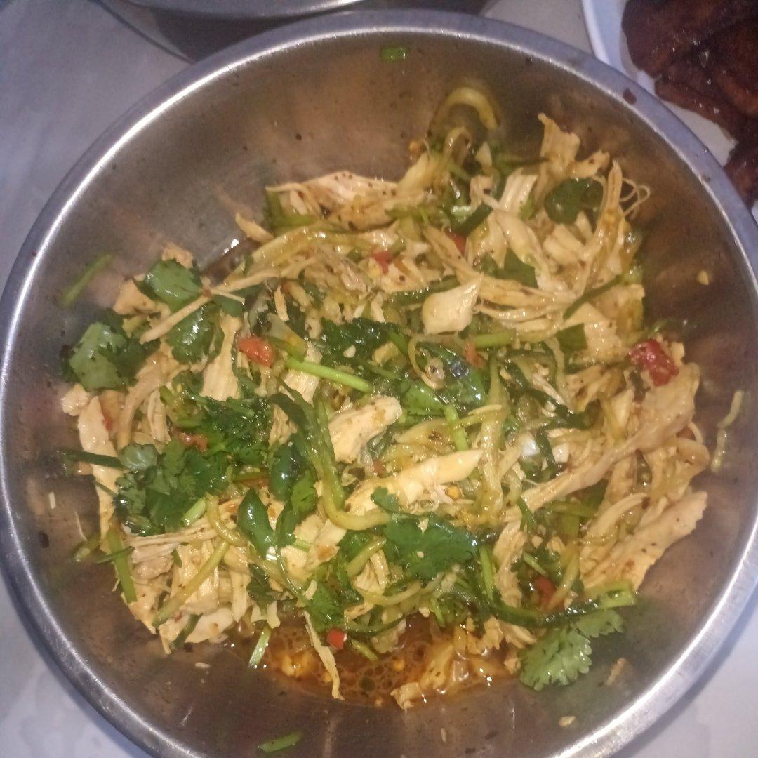 鸡胸肉这样做巨好吃❗️凉拌鸡丝😋低脂高蛋白