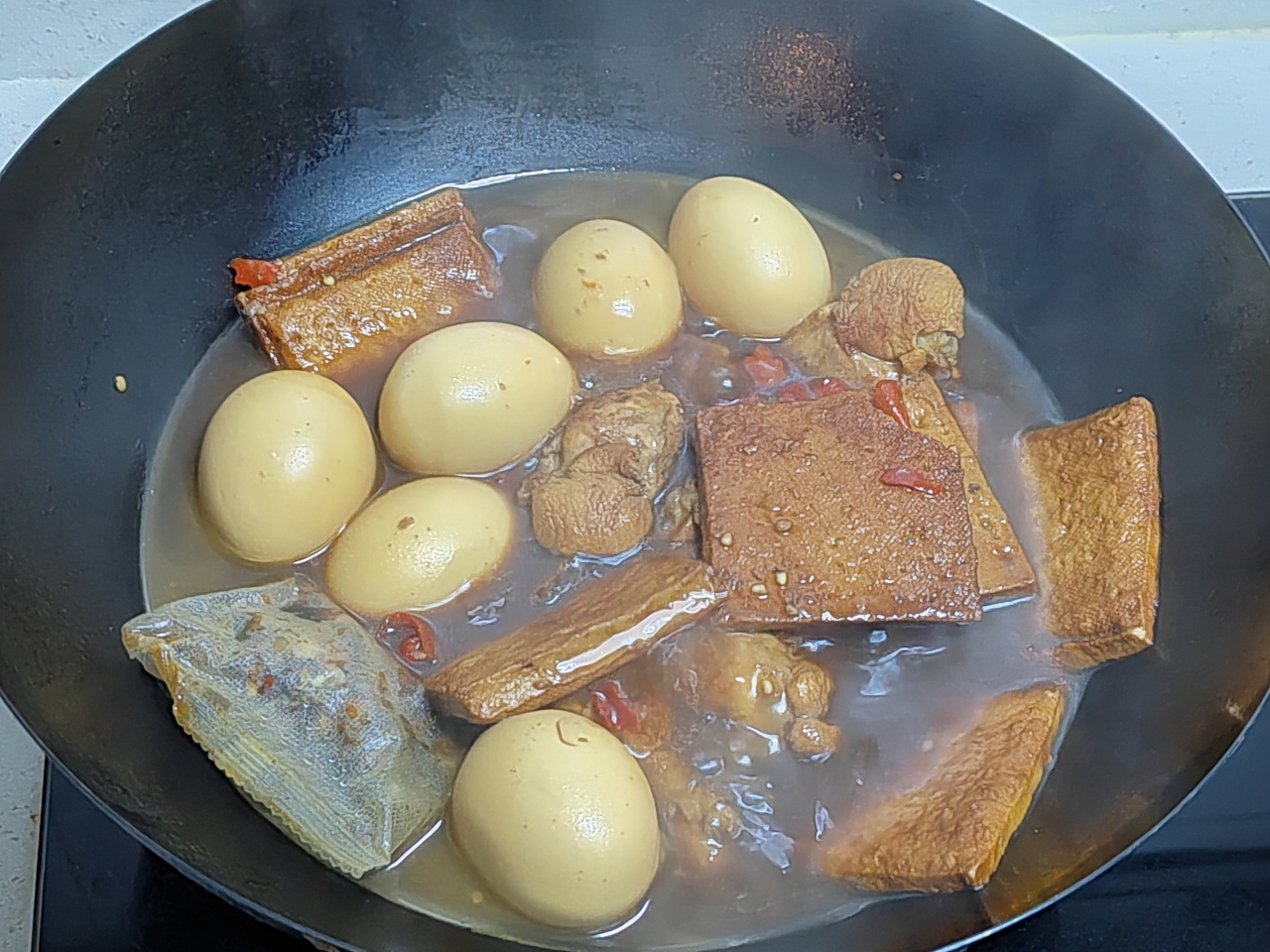 卤鸡蛋、鸡腿、五香豆干的做法 步骤4