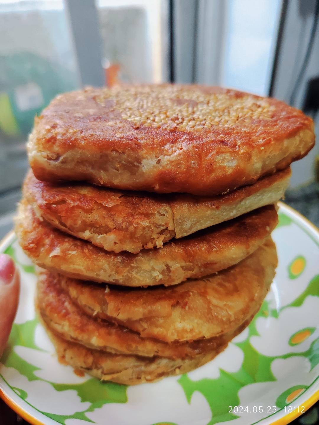 麻酱烧饼（咸香酥脆）