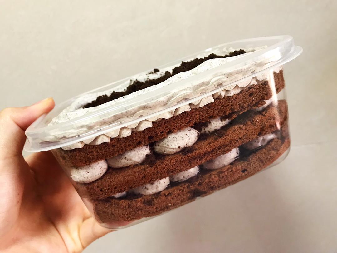 好吃到流泪的奥利奥咸奶油盒子蛋糕