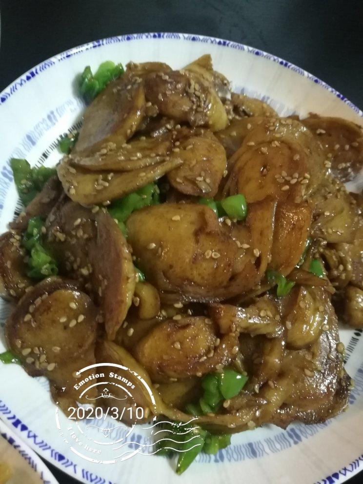 手把手教做孜然炒面筋（百吃不厌）动图图解