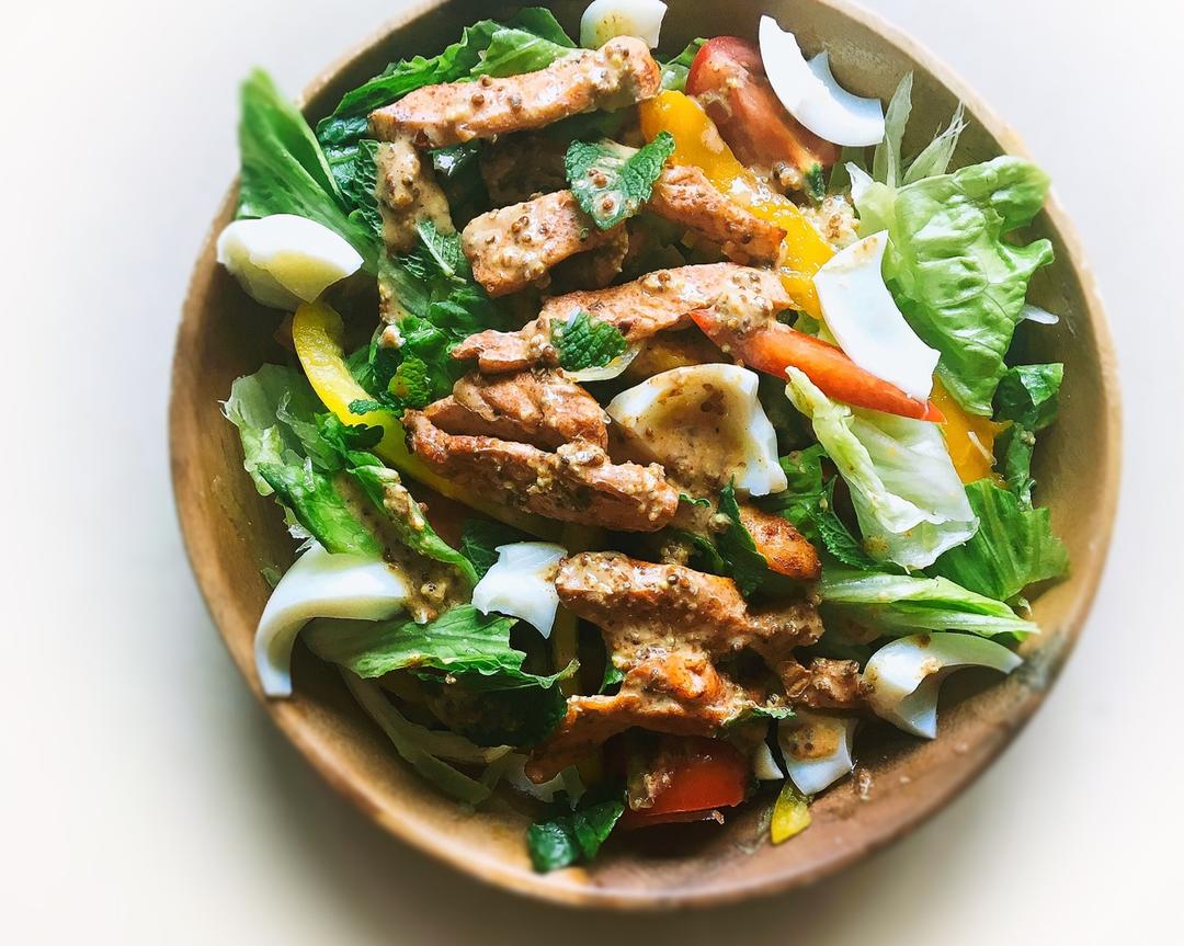 get lean！烤鸡肉芒果生菜沙拉的做法