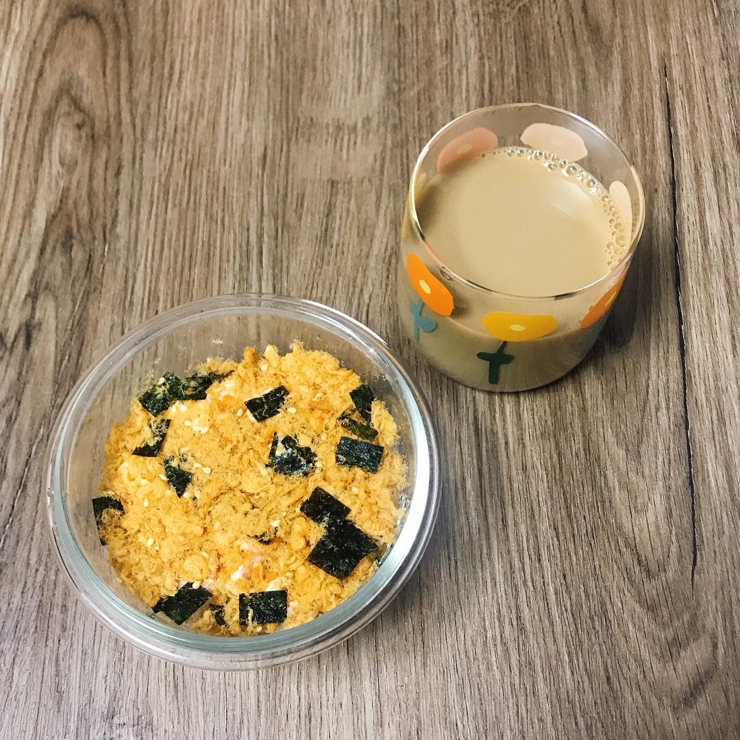 蛋白粉蛋糕微波炉版