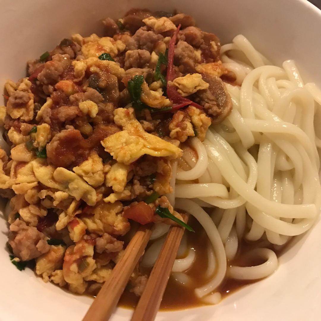 (外婆真传)西红柿打卤面