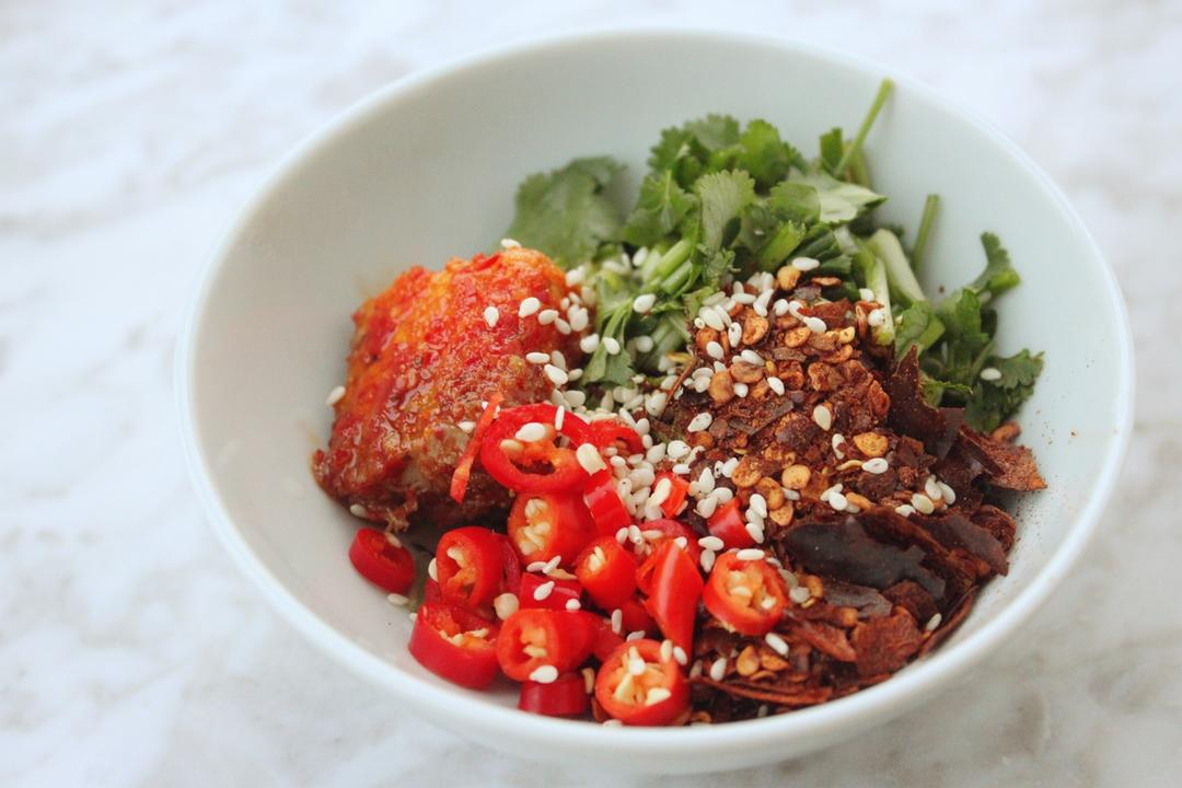 红魔鬼小姐做的腐乳蘸水碟