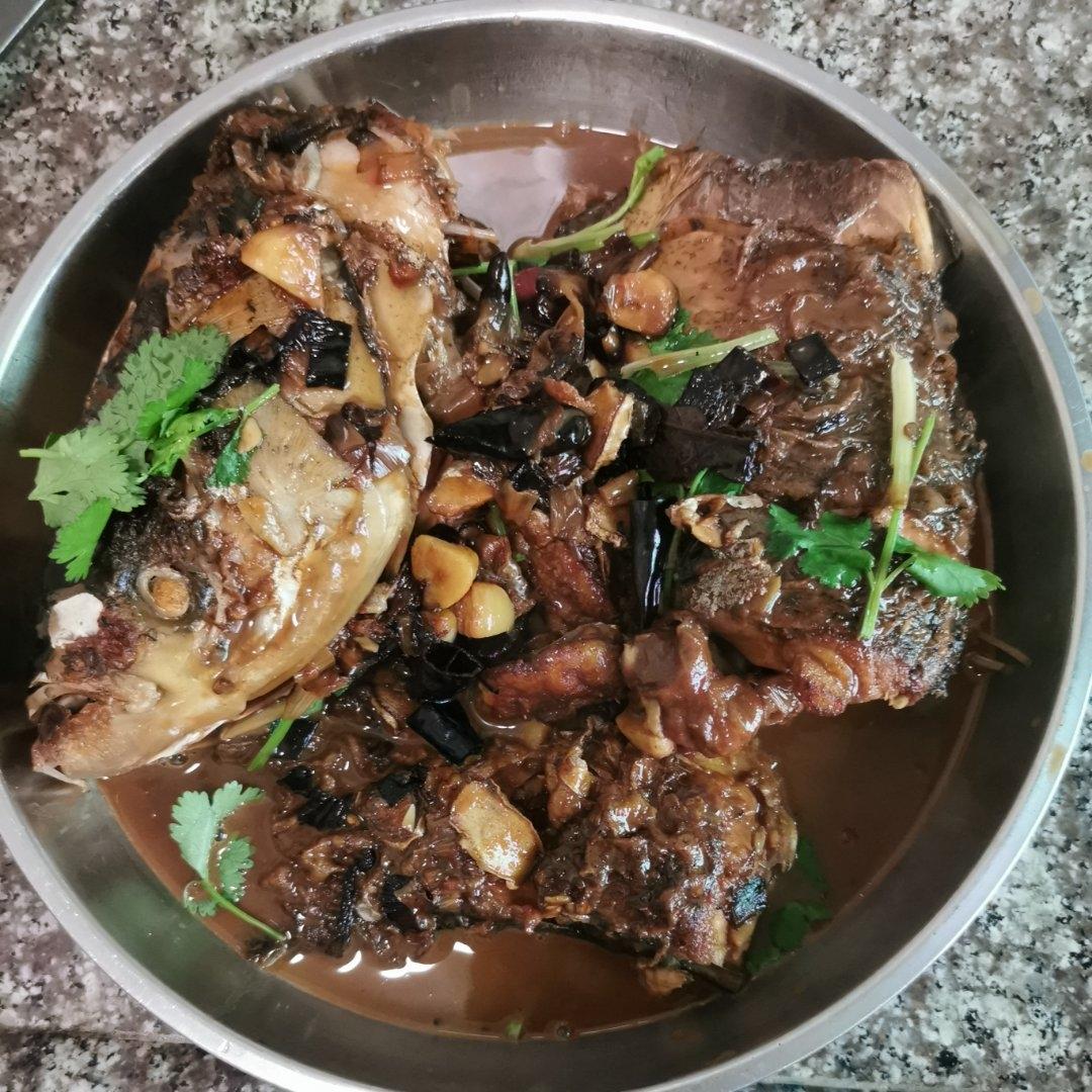 喜悦utbf做的家常炖白鲢鱼红烧鱼