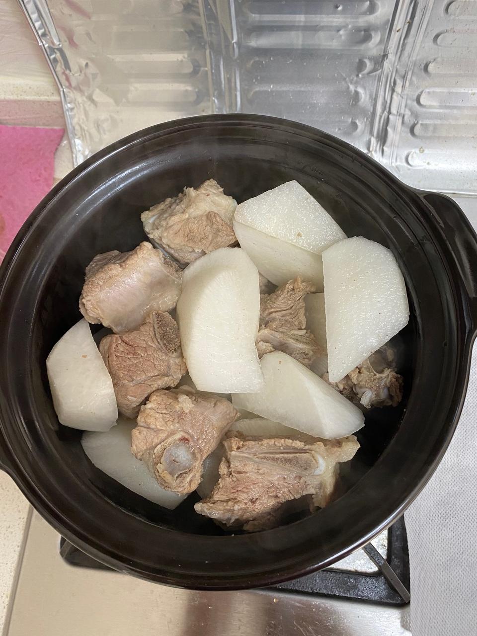 萝卜炖排骨的做法 步骤5