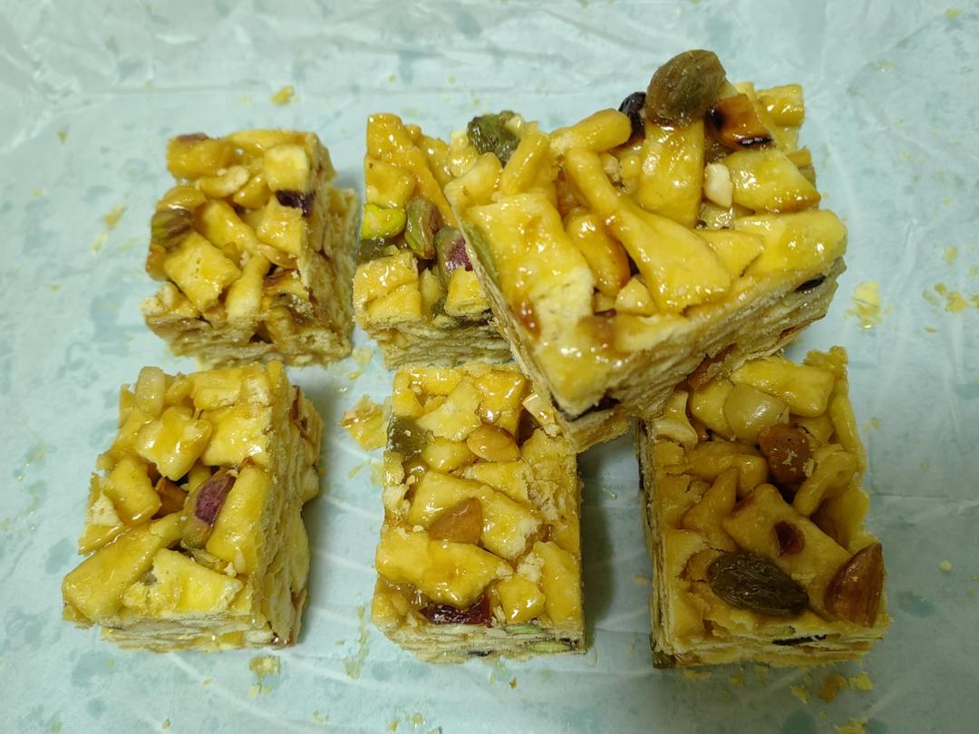 椰蓉干果沙琪玛