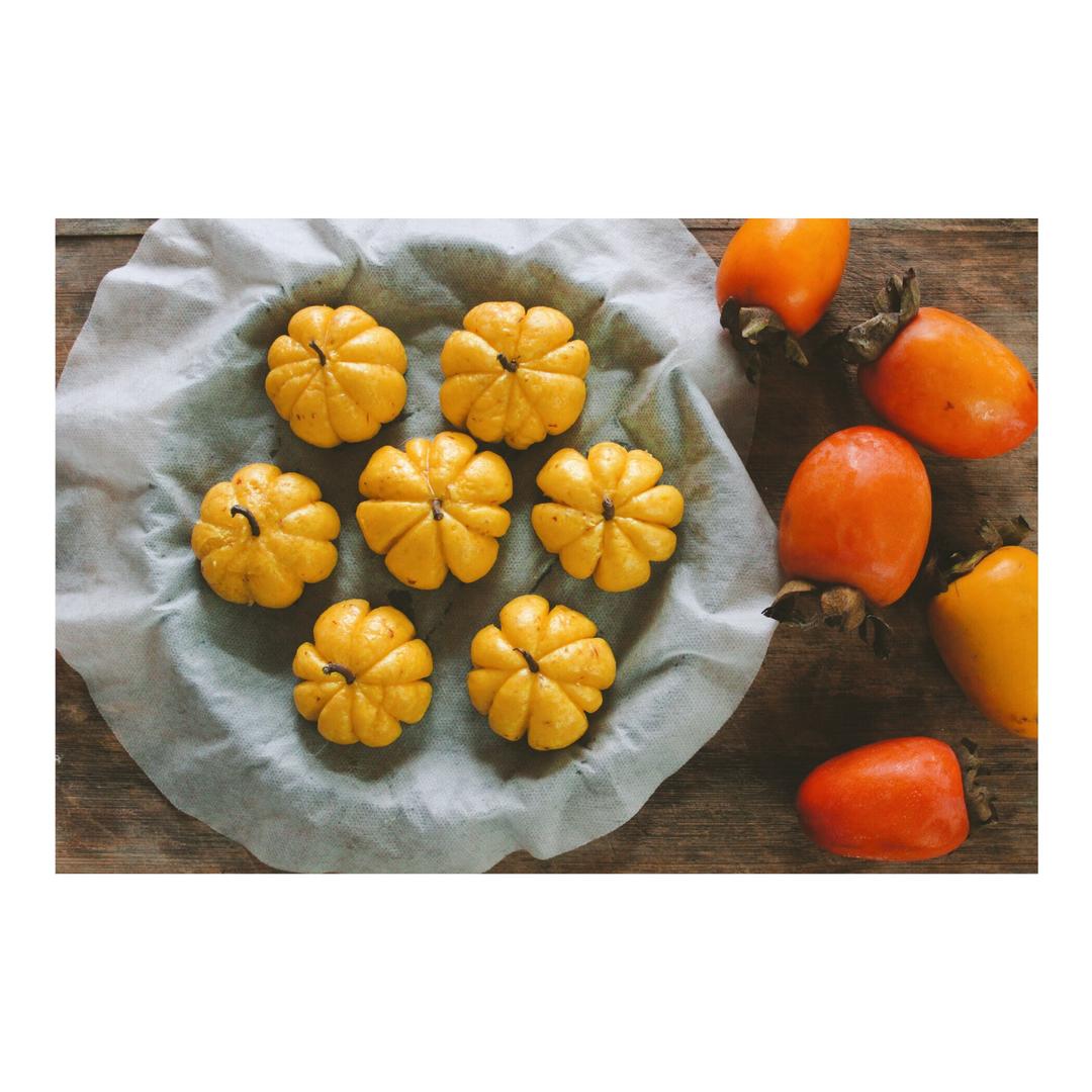 【親子烘焙】桂花南瓜饅頭面包機版免手揉超可愛中式面點早餐一次發(fā)酵