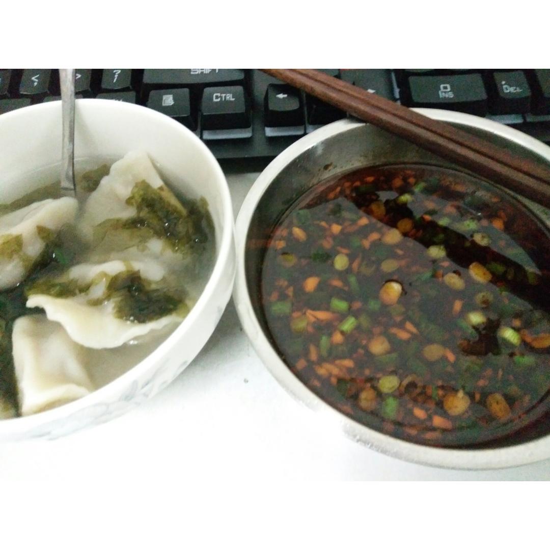 私家饺子蘸酱