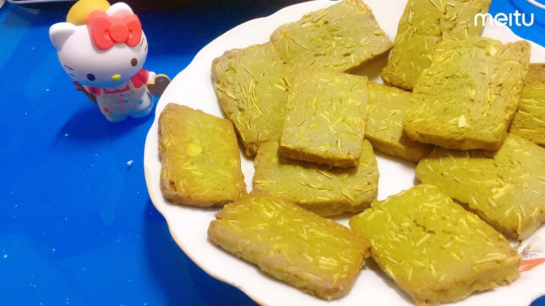 抹茶杏仁饼干