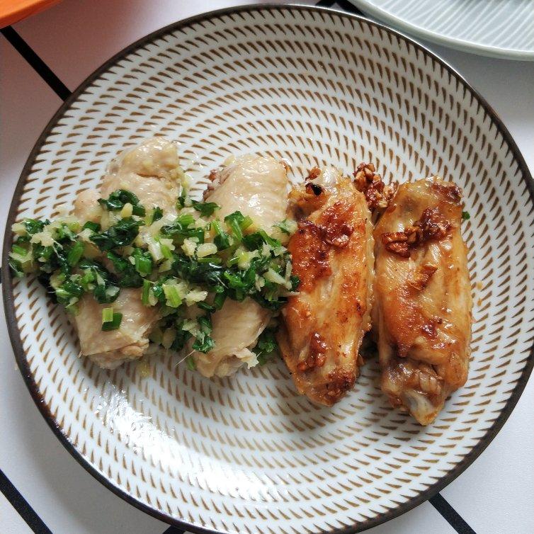 蒜香蚝油鸡翅中