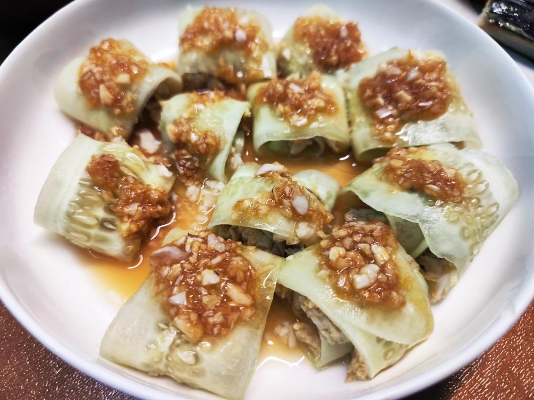 响油黄瓜卷