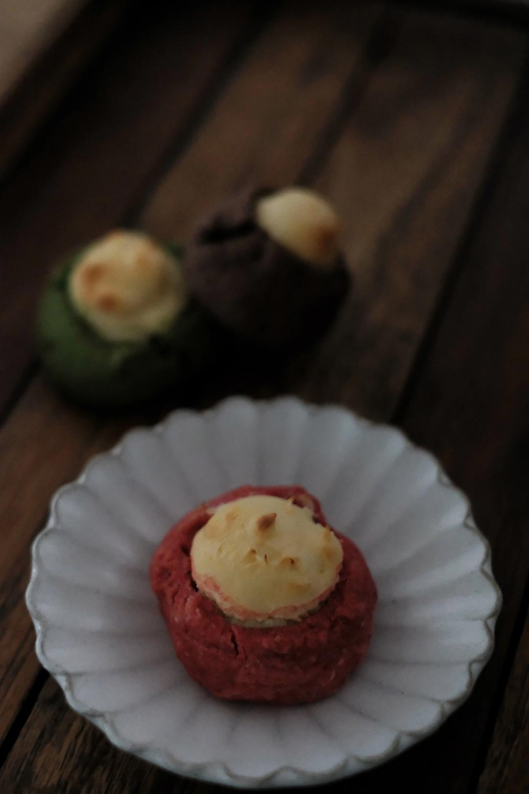 有手就能做～超火🔥『冰乳酪抹茶司康』