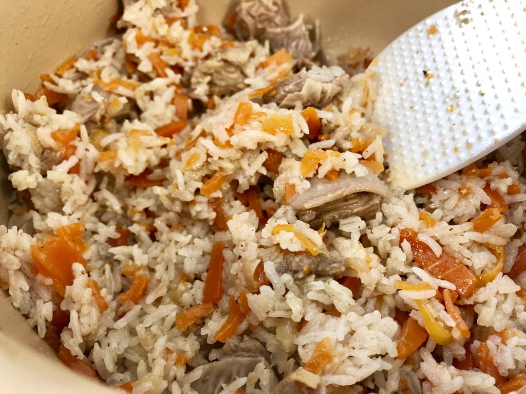 手抓饭无敌好吃电饭煲版