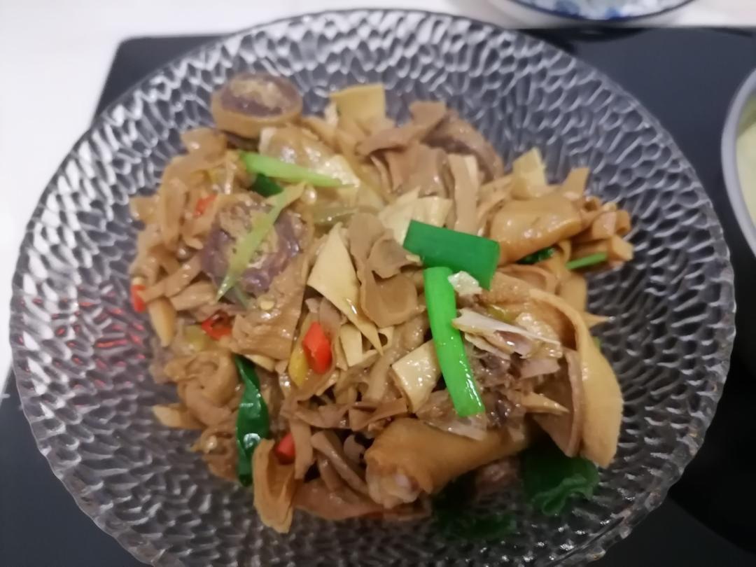 咸鸭笋干豆腐棍