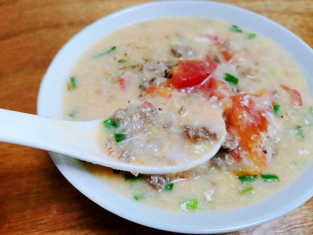 番茄牛肉粥（辅食）